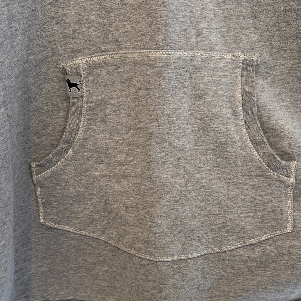 The Black Dog Gray Hooded Pullover Tunic Sweatshirt Martha’s Vineyard - Picture 4 of 7
